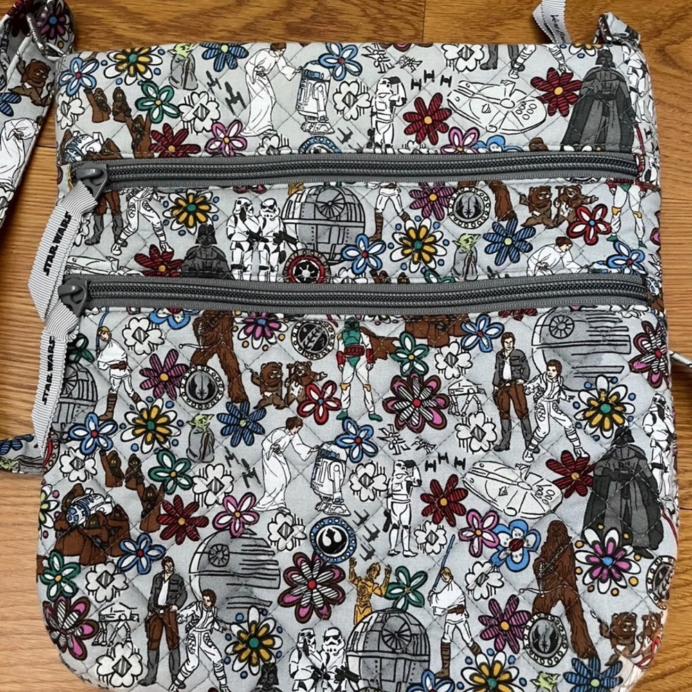 Vera Bradley Star Wars - Far Far Away - Triple Zip Hipster Crossbody Bag Purse